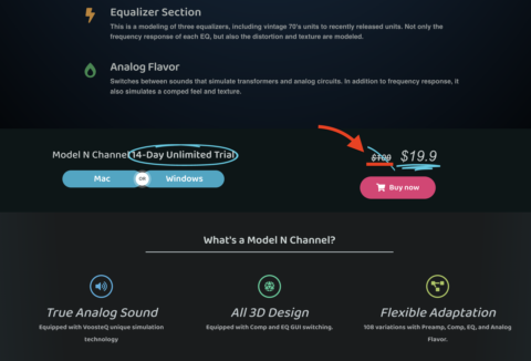 VoosteQ - Model N Channel_Price
